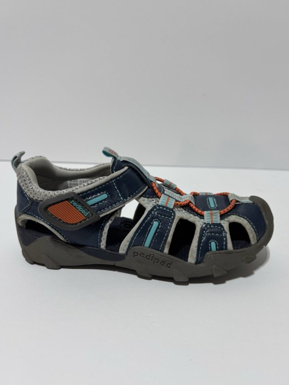 Pediped Kids’ Canyon Hiking Sandals Teal, Girls’ Size 12.5-13, EUR 30